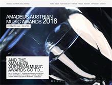 Tablet Screenshot of amadeusawards.at